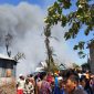 Kebakaran terjadi di Dusun Tobereka, Desa Borong Tala, Kecamatan Tamalatea, Kabupaten Jeneponto. (BERITA.NEWS/Muh Ilham).
