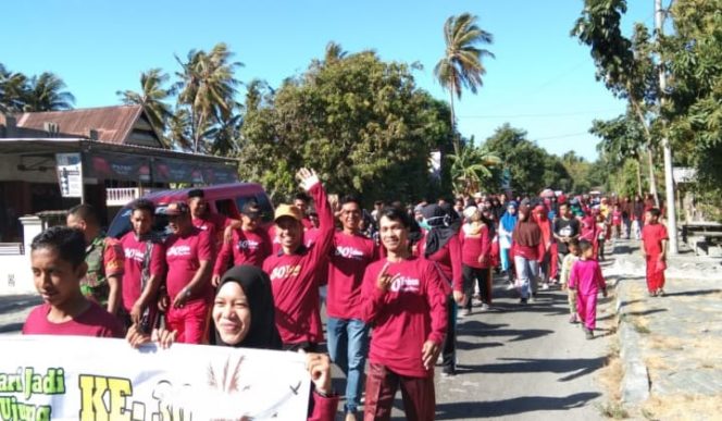 					Ratusan Masyarakat Desa Bonto Ujung, Kecamatan Tarowan, Kabupaten Jeneponto, tumpah ruah meramaikan hari Jadi desa ke-30 Tahun.(BERITA.NEWS/Ilham). 
