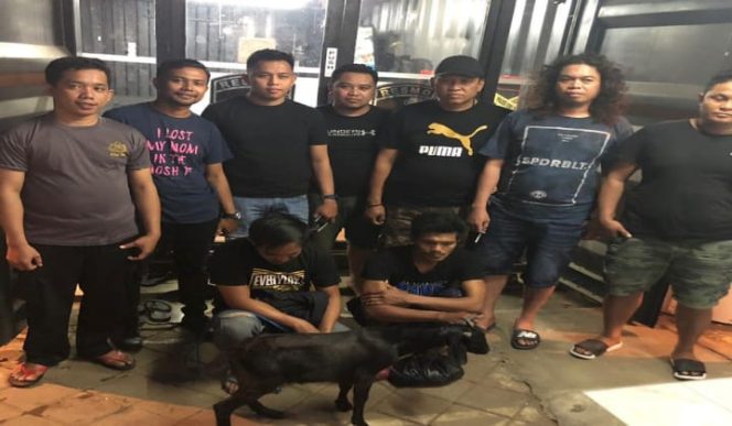 					Resmob Polda Sulsel amankan pelaku beserta Barang bukti. (BERITA.NEWS/Abdul Kadir). 