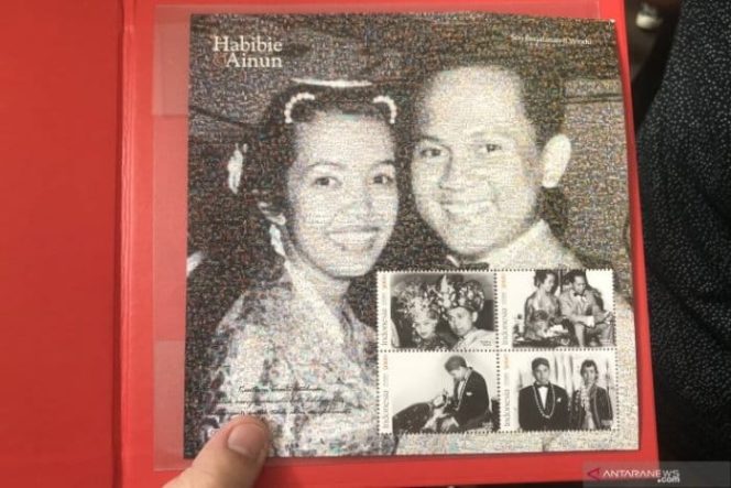 					Perangko perjalanan cinta Habibie-Ainun (ANT)