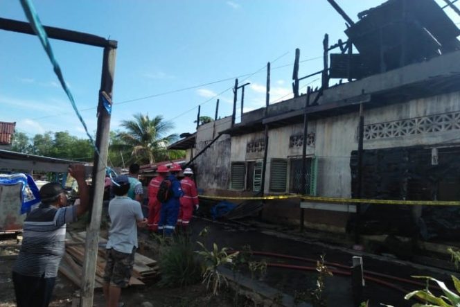 					Kebakaran Hanguskan Tiga Rumah Warga Pulau Bunyu