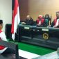 Sidang Pembunuhan Dosen UNM dengan agenda Pembacaan nota pembelaan (Pledoi). (BERITA.NEWS/Putri).