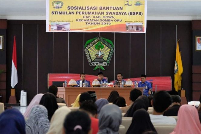 					Suasana Sosialisasi Bantuan Stimulan Perumahan Swadaya (BSPS) Kabupaten Gowa. (BERITA.NEWS/Putri). 