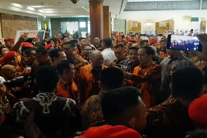 					Pengurus MPC PP Luwu Hadiri Musyawarah Besar X Dibuka Presiden Jokowi