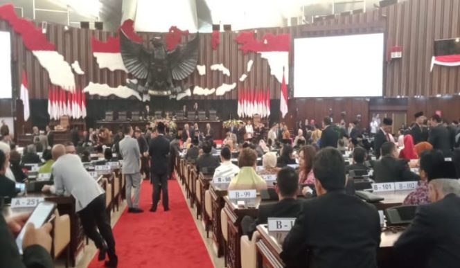 					Suasana sidang di DPR RI. (BERITA.NEWS/Muhammad Srahlin). 