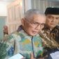 Mantan wakil Presiden Republik Indonesia ke-6 periode 1993-1998 Try Sutrisno. (BERITA.NEWS/JUN).
