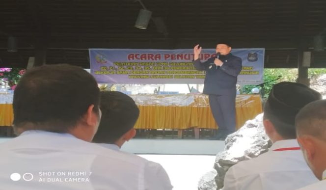 					Wakil Bupati Enrekang Asman SE hadir pada Penutupan Diklatsar CPNS. (BERITA.NEWS/Dodo). 