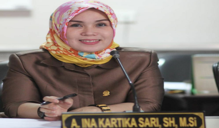 Andi Ina Kartika Sari Ketua Defentif DPRD Sulsel. (BERITA.NEWS/Andi Khaerul).