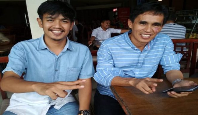 					Ketua PAN Makassar Hamzah Hamid (kiri), Ketua Penjaringan PAN Makassar, Irwan Tahir (kanan). (BERITA.NEWS/Putri). 