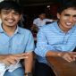 Ketua PAN Makassar Hamzah Hamid (kiri), Ketua Penjaringan PAN Makassar, Irwan Tahir (kanan). (BERITA.NEWS/Putri).
