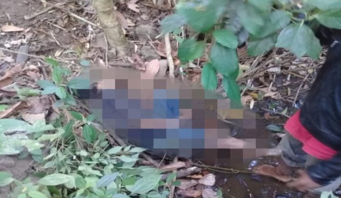 					Foto jasad kakek saat ditemukan.(BERITA.NEWS/Putri). 