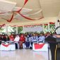 Bupati Bantaeng, Ilham Azikin diatas Podium saat pembukaan Jambore IPeKB tingkat Provinsi. (BERITA.NEWS/Saharuddin).