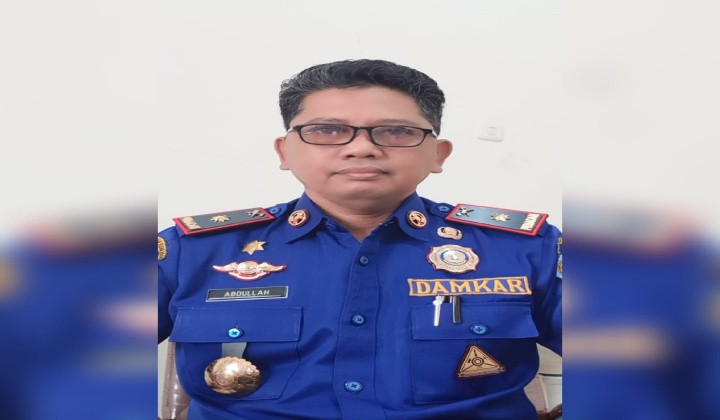 Kasatpol PP dan Damkar kabupaten Bantaeng, Abdullah. (BERITA.NEWS/Saharuddin).