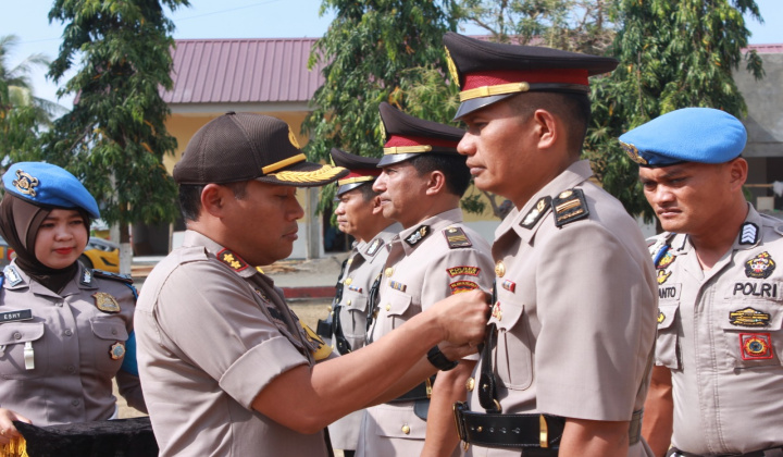 Sertijab dipimpin Kapolres Bulukumba AKBP Syamsu Ridwan. (BERITA.NEWS/IL).