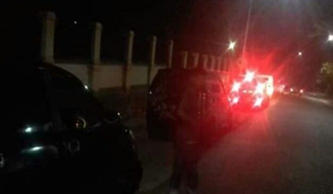 					Puluhan personel kepolisian sudah berada dilokasi kejadian. (BERITA.NEWS/Saharuddin). 