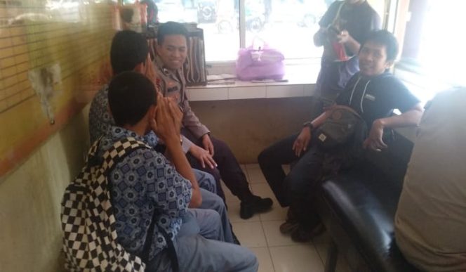 					Kedua pelajar yang diamankan. (BERITA.NEWS/Abdul Kadir). 