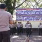 Situasi apel gelar pasukan dalam rangka OPS Zebra 2019 di lapangan apel Polres Bantaeng. (BERITA.NEWS/Saharuddin).