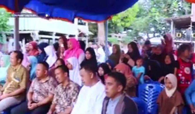 					Launching kampung tematik di Kampung Gusung Bantaeng. (BERITA.NEWS/Saharuddin). 