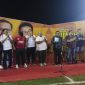Kehadiran Appi, Rudi Habibie, Pemain PSM Makassar di laga final Wali Kota Cup. (BERITA.NEWS/Wahyu Adi Saputra).