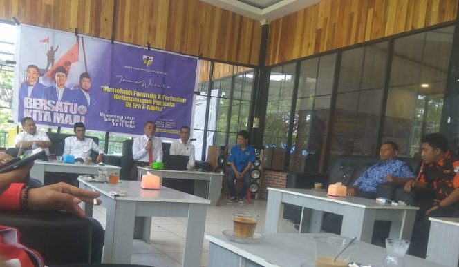 					Situasi saat berlangsungnya dialog (BERITA.NEWS/Saharuddin). 