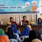 Kepala DPPKB Kabupaten Gowa Sofyan Daud saat memberikan materi kepada peserta Workshop. (BERITA.NEWS/Putri).