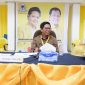 Tes wawancara Tommy Satria Yulianto di kantor partai Golkar Makassar. (BERITA.NEWS/IL).