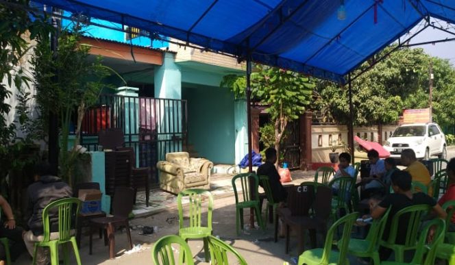 					Suasana kediaman korban di kompleks pandang-pandang, Kabupaten Gowa. (BERITA.NEWS/Abdul Kadir). 