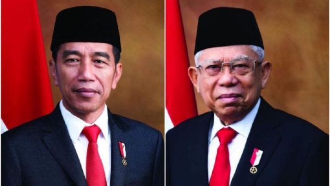 					Foto resmi Jokowi-Ma'ruf sebagai presiden dan wakil presiden (Dok. Setneg)