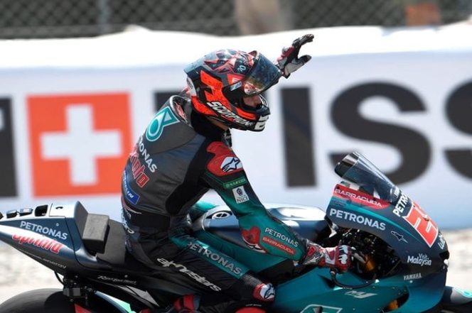 					Pebalap tim Petronas Yamaha SRT Fabio Quartararo (net)