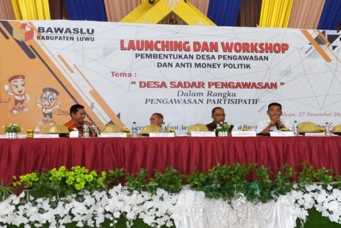 					Bawaslu Luwu Sukses Launching & Workshop Desa Sadar Pengawasan