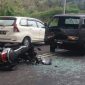 Kondisi Lakalantas Motor vs Mobil Jalan Poros Bulukumba - Sinjai. (BERITA.NEWS/IL).