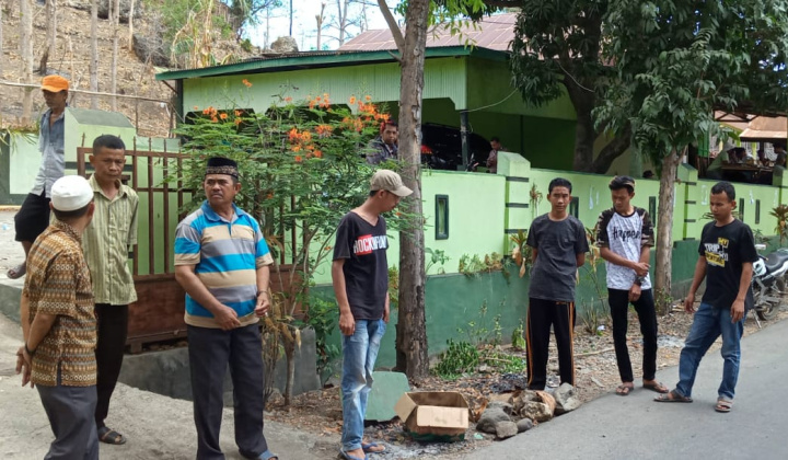 Suasana rumah milik Cakades Desa Bulu Loe nomor urut 4. (BERITA.NEWS/Muh Ilham).