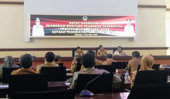 					Rapat koordinasi pemberian bantuan keuangan daerah. (BERITA.NEWS/Andi Khaerul). 