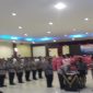 Sertijab 12 Kapolres dan 4 pejabat utama Polda Sulsel dipimpin Kapolda Sulsel Irjen Pol Mas Guntur Loupe. (BERITA.NEWS/Abdul Kadir).