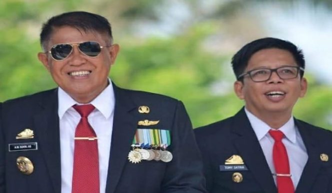 					Bupati Bulukumba AM Sukri Sappewali bersama wakilnya Tommy Satria Yulianto. (BERITA.NEWS/IL). 