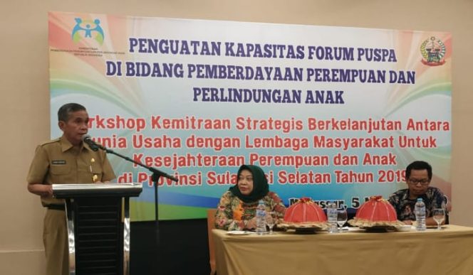 					Kepala DPPPA Sulsel Ilham A Gazaling. (BERITA.NEWS/Andi Khaerul). 