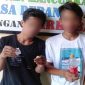 Dua pemuda di Bantaeng, Daring (18) dan Syam (19) saat diamankan di Mapolres Bantaeng. (BERITA.NEWS/Saharuddin).