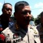 Dansat Brimob Polda Sulsel Kombes Muhammad Anis Prasetyo yang di dampingi Kapolres Parepare, AKBP Budi Susanto. (BERITA.NEWS/Wahyu Adi Saputra).