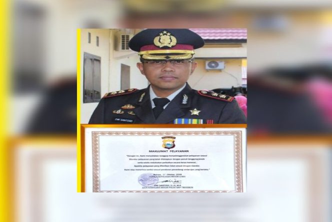 					Menuju WBK/WBBM, Kapolres Luwu Teken Maklumat Pelayanan