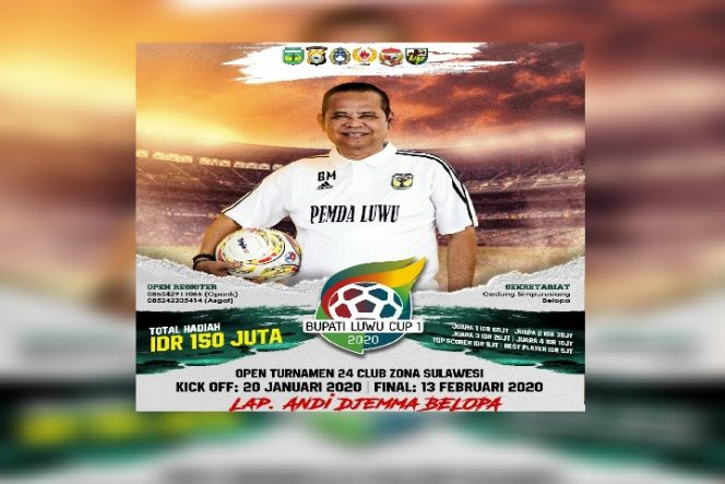 					24 Klub Siap Berkompetisi di Bupati Luwu Cup I