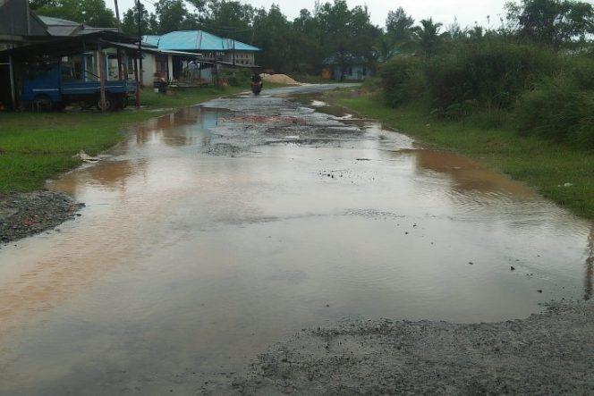 					Kondisi Jalan Pulau Bunyu Bulungan Memprihatinkan