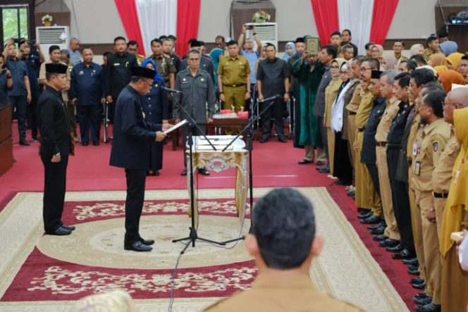 					Pelantikan 85 Pejabat Fungsional. (BERITA.NEWS/Andi Khaerul). 