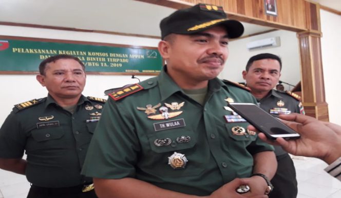 					Dandim 1410 Bantaeng, Letkol CZI Tombohule Wulaa. (BERITA.NEWS/Saharuddin). 