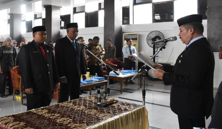 Pelantikan Direktur PDAM dan Perusda Takalar. (BERITA.NEWS/Sahabuddin Jaya).