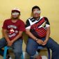 AK dan HM kedua pelaku penyerangan aktivis di Cafe 88 Jeneponto. (BERITA.NEWS/Muh Ilham).
