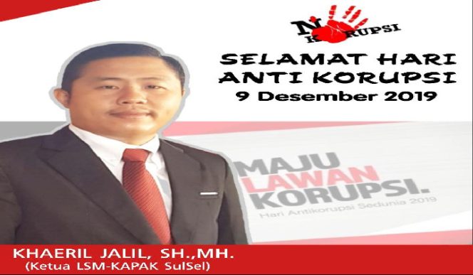 					Khaeril Jalil Ketua LSM KAPAK. 