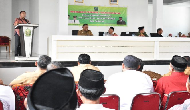 					Rapat persiapan Imam Desa/Kelurahan untuk di Berangkatkan Umrah dipimpin Bupati Takalar (BERITA.NEWS/Sahabuddin Jaya). 