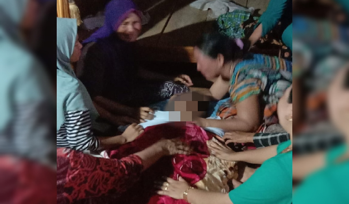 Korban Sambaran petir di Kabupaten Jeneponto. (BERITA.NEWS/Muh Ilham).