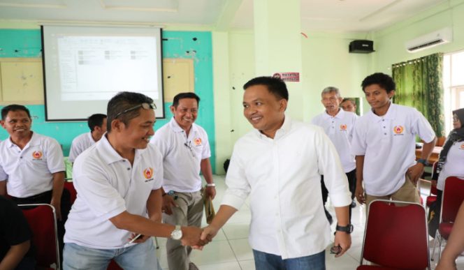 					Bupati Bantaeng, Ilham Azikin saat Launching Website resmi milik KONI Bantaeng. (BERITA.NEWS/Saharuddin). 