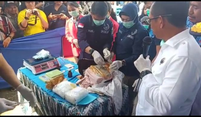 					Barang Bukti hasil pengungkapan tahun 2019.